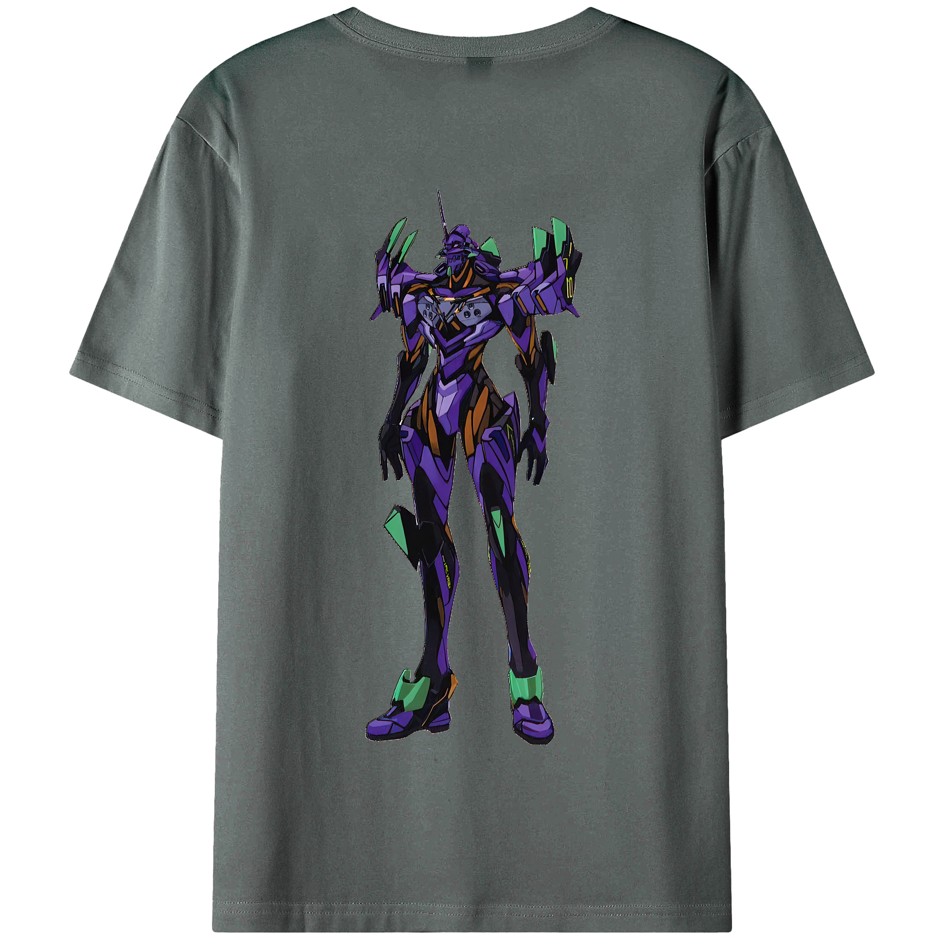 （画像用） EVA 新世紀エヴァンゲリオン 綿100％半袖Tシャツ（背面プリント）